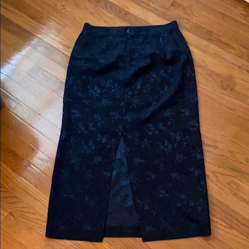 Custom Maxi Skirt with Kick Pleat